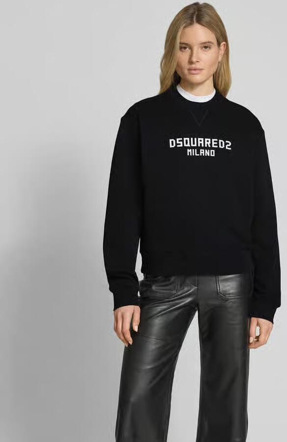 Dsquared2 oversized sweatshirt met labelprint - Foto 7