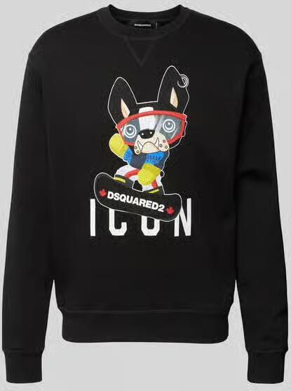 Dsquared2 oversized sweatshirt van katoen - Foto 2