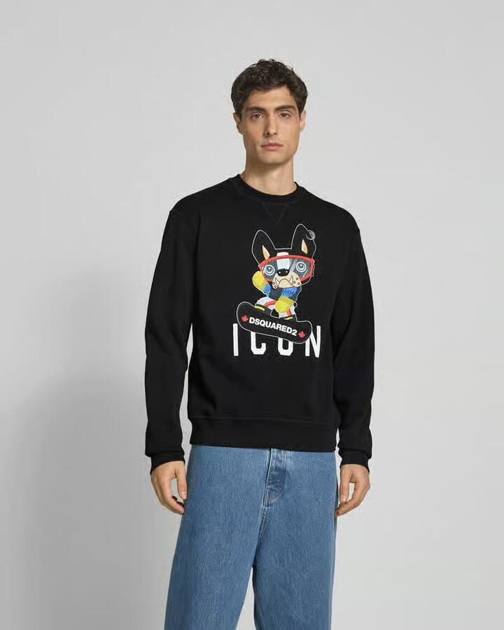 Dsquared2 oversized sweatshirt van katoen - Foto 2