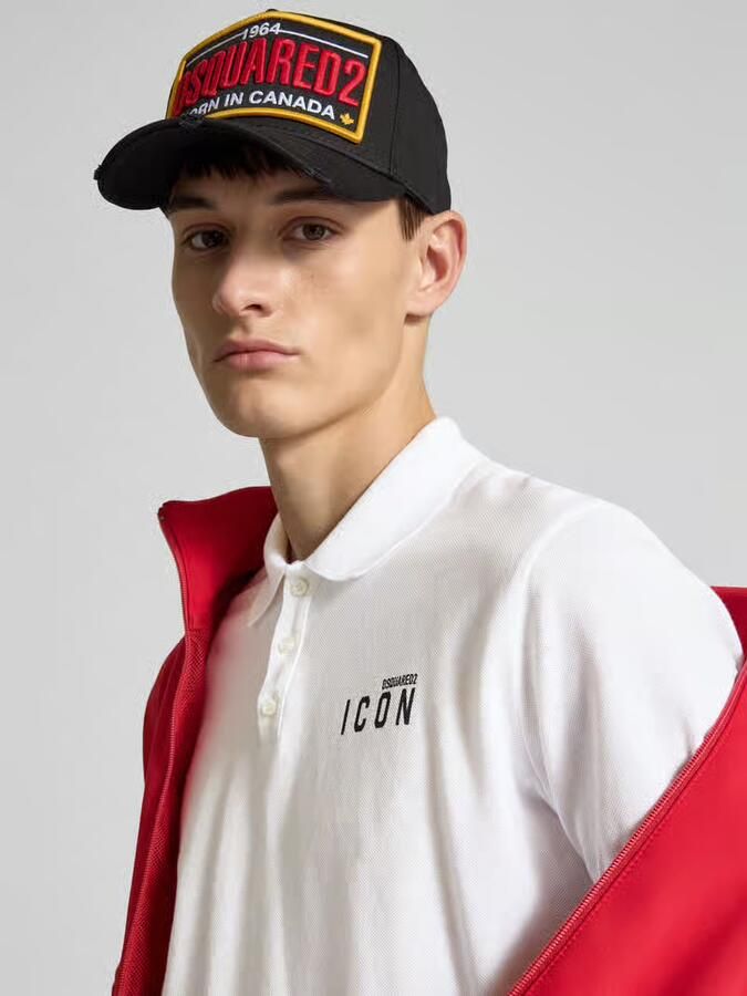 Dsquared2 Heren Polo Shirt Klassieke Toevoeging aan je Garderobe White Heren