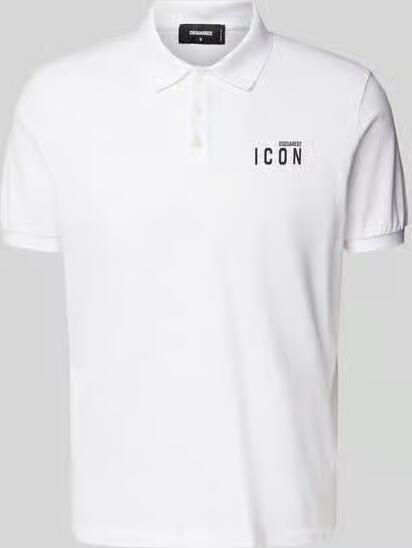 Dsquared2 Heren Polo Shirt Klassieke Toevoeging aan je Garderobe White Heren - Foto 7