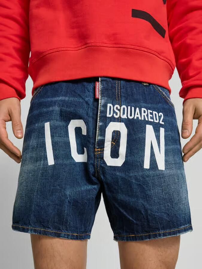 Dsquared2 Regular fit korte jeans van katoen
