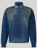 Dsquared2 regular fit poloshirt in denimlook