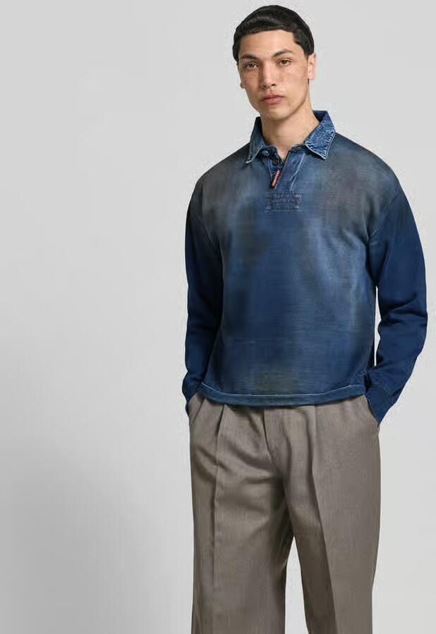 Dsquared2 regular fit poloshirt in denimlook - Foto 3