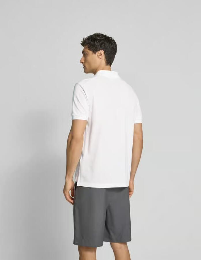 Dsquared2 Monogram Katoenen Poloshirt met Klassieke Kraag White Heren