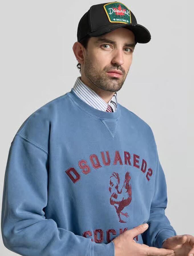Dsquared2 Regular fit sweatshirt met Logodetail