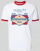 Dsquared2 Regular fit T-shirt van puur katoen