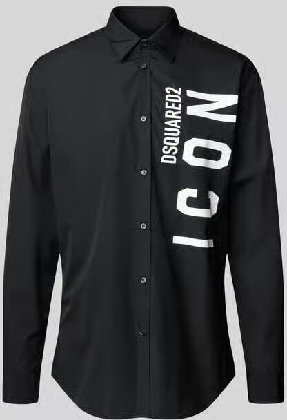 Dsquared2 Regular fit vrijetijdsoverhemd met labelprint - Foto 2