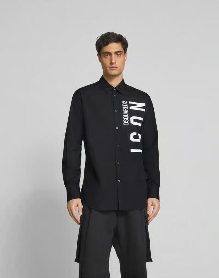 Dsquared2 Regular fit vrijetijdsoverhemd met labelprint - Foto 2