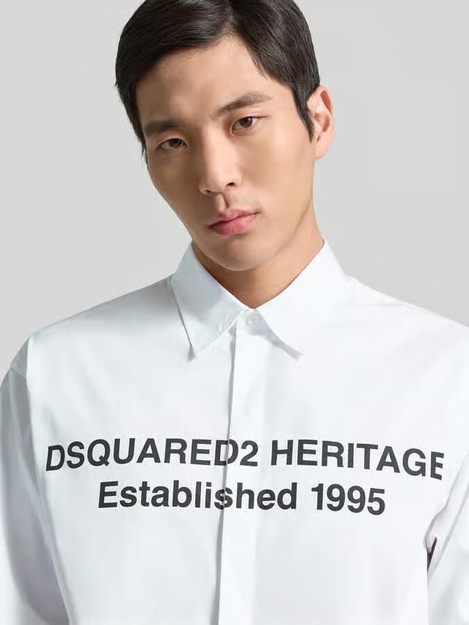Dsquared2 Regular fit Vrijetijdsoverhemd van Katoen