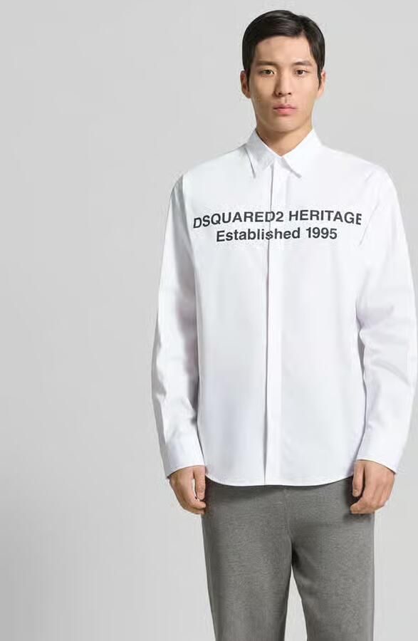Dsquared2 Regular fit Vrijetijdsoverhemd van Katoen - Foto 3
