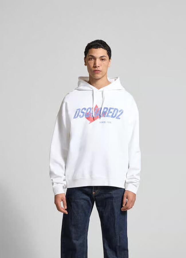 Dsquared2 Relaxed fit hoodie met logoprint - Foto 2