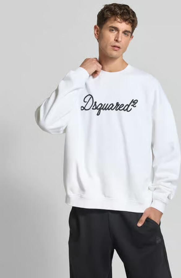 Dsquared2 relaxed fit sweatshirt van puur katoen - Foto 2