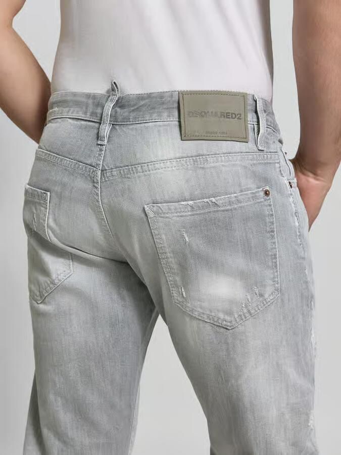 Dsquared2 Slim fit Jeans met Logodetail