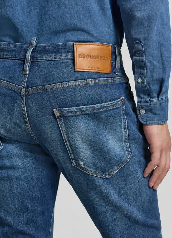 Dsquared2 Slim fit jeans van katoenmix