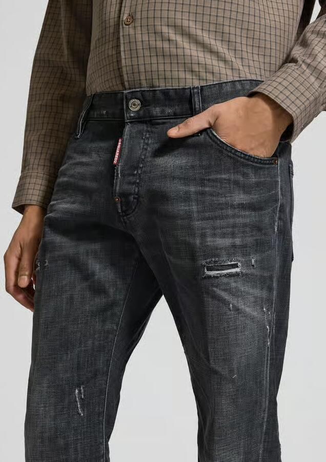 Dsquared2 Slim fit jeans van katoenmix