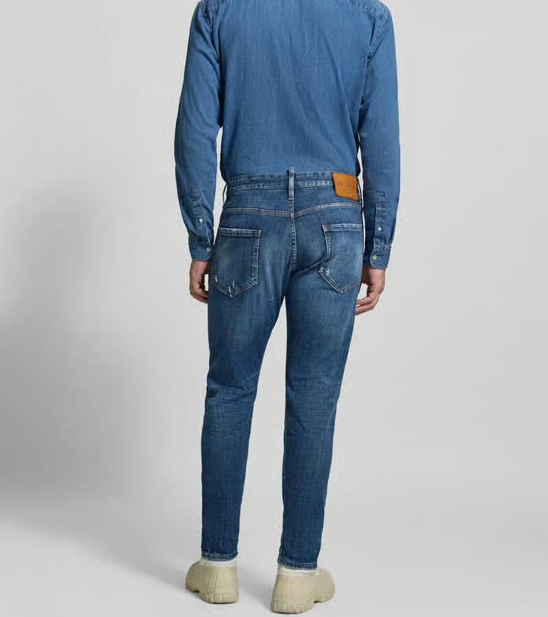 Dsquared2 Slim fit jeans van katoenmix
