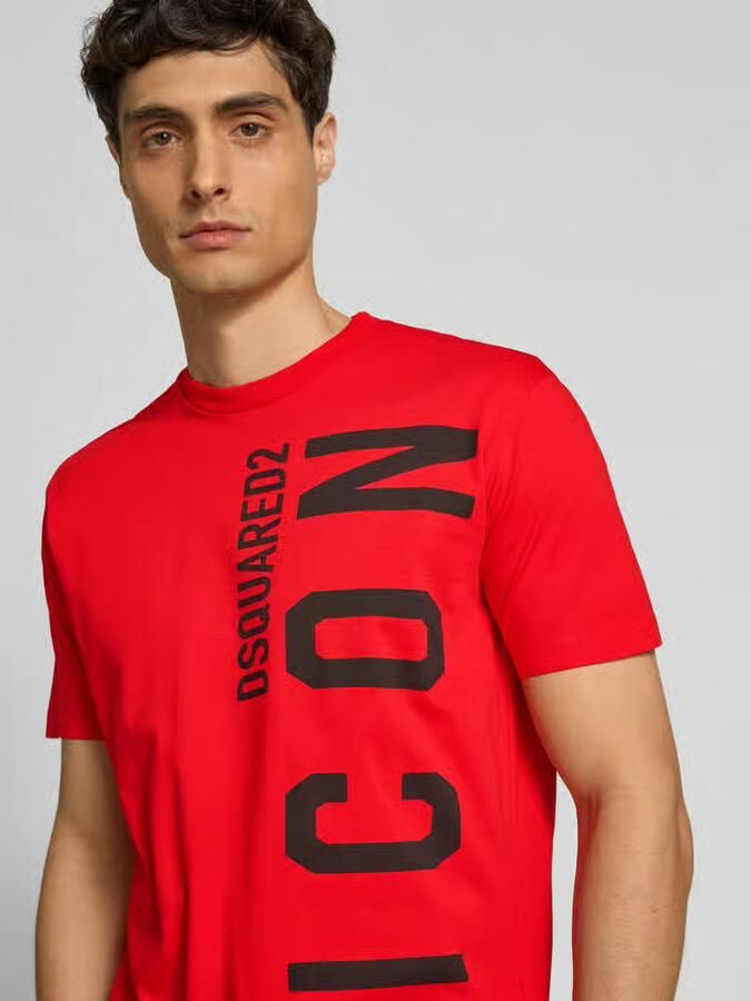 Dsquared2 Slim fit T-shirt van puur katoen