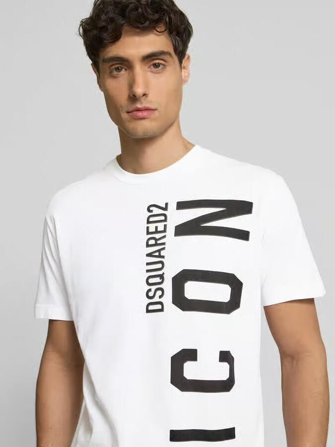 Dsquared2 Slim fit T-shirt van puur katoen