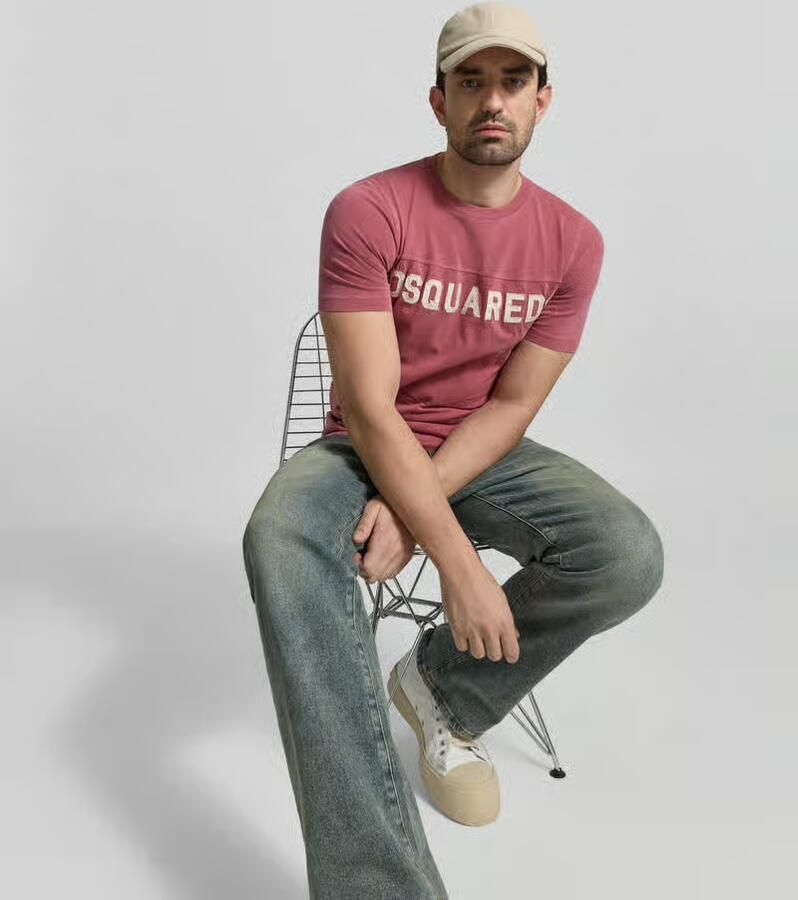 Dsquared2 Slim fit t-shirt van puur katoen