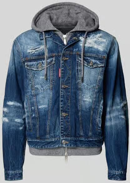 Dsquared2 Spijkerjack met capuchon - Foto 2