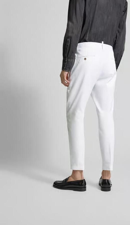 Dsquared2 Stoffen broek met knoop- en ritssluiting - Foto 4