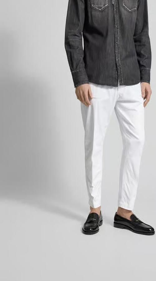 Dsquared2 Stoffen broek met knoop- en ritssluiting - Foto 5