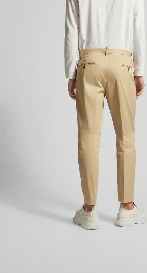 Dsquared2 Stoffen broek met knoop- en ritssluiting - Foto 7