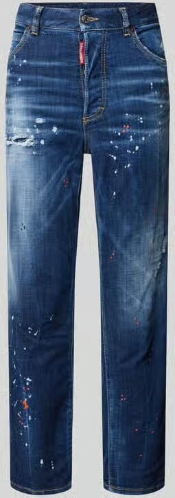Dsquared2 Vintage Boston Jeans met Unieke Gebruikte Look Blue Dames - Foto 9