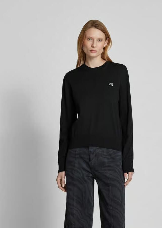 Dsquared2 Sweatshirt met labelstitching - Foto 3