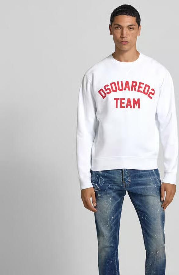 Dsquared2 Sweatshirt met ribboorden - Foto 2