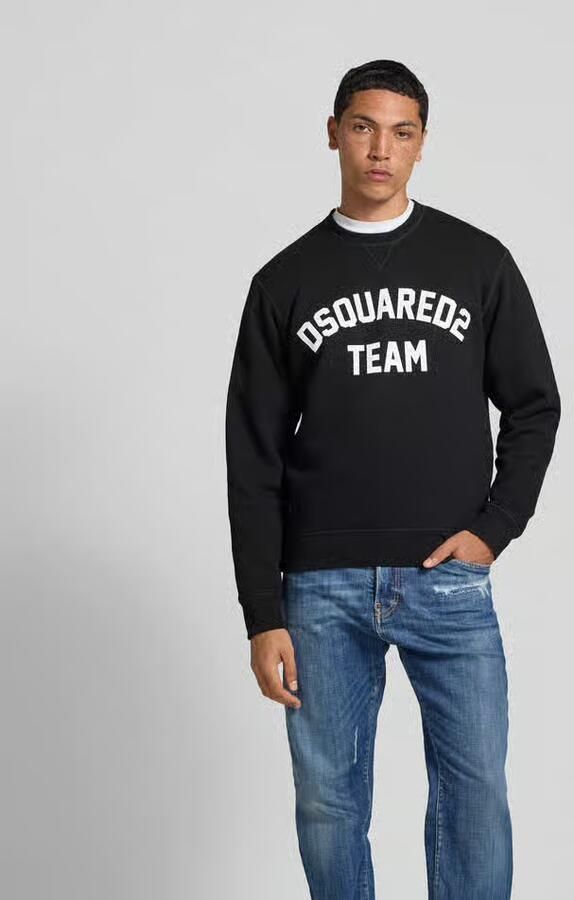 Dsquared2 Sweatshirt met ribboorden - Foto 2