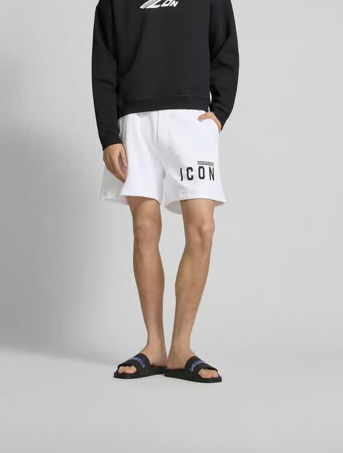 Dsquared2 Sweatshorts met elastische band - Foto 2