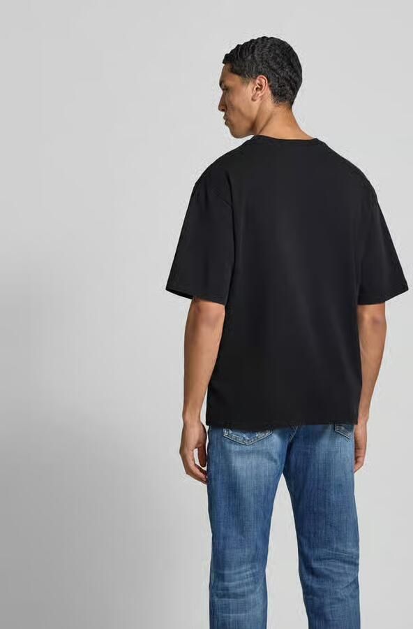 Dsquared2 Katoenen Crew-Neck T-Shirt Losse Pasvorm Black Heren - Foto 3
