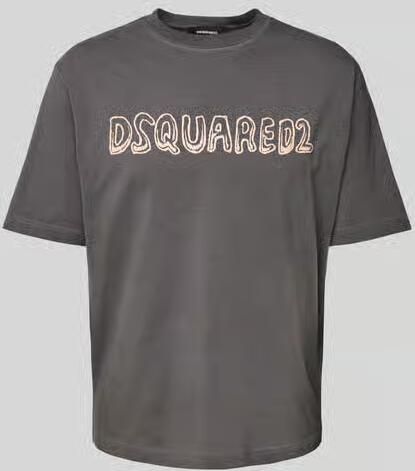 Dsquared2 T-shirt met labelprint