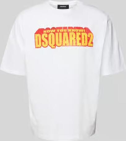 Dsquared2 T-shirt met labelprint