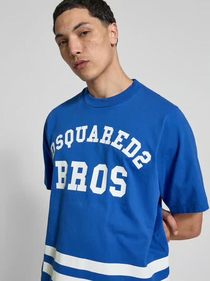 Dsquared2 T-shirt met logo Blue Heren - Foto 2