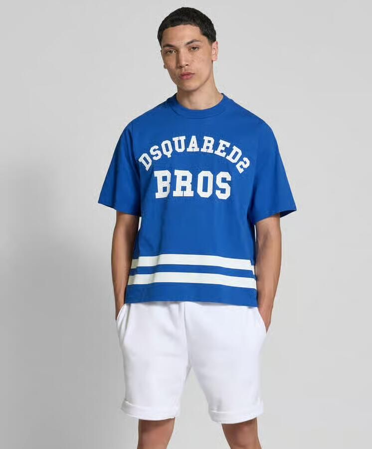 Dsquared2 T-shirt met logo Blue Heren - Foto 3