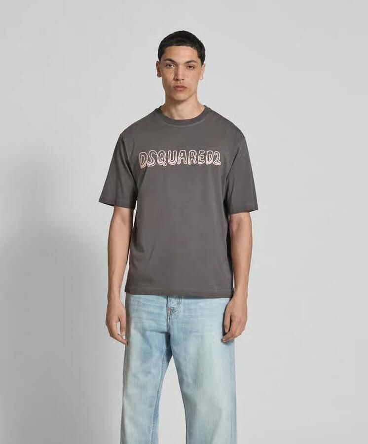 Dsquared2 T-shirt met labelprint - Foto 2