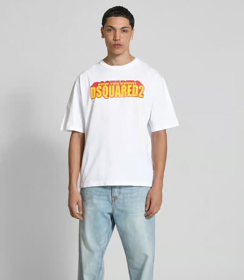 Dsquared2 T-shirt met labelprint - Foto 2