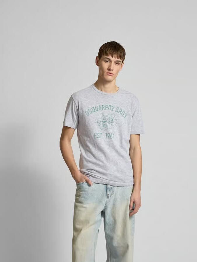 Dsquared2 T-shirt met print Gray Heren - Foto 4
