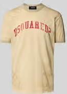 Dsquared2 T-shirt met ribboorden