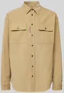 Dsquared2 Woestijn Tan Corduroy Overhemd Brown Heren
