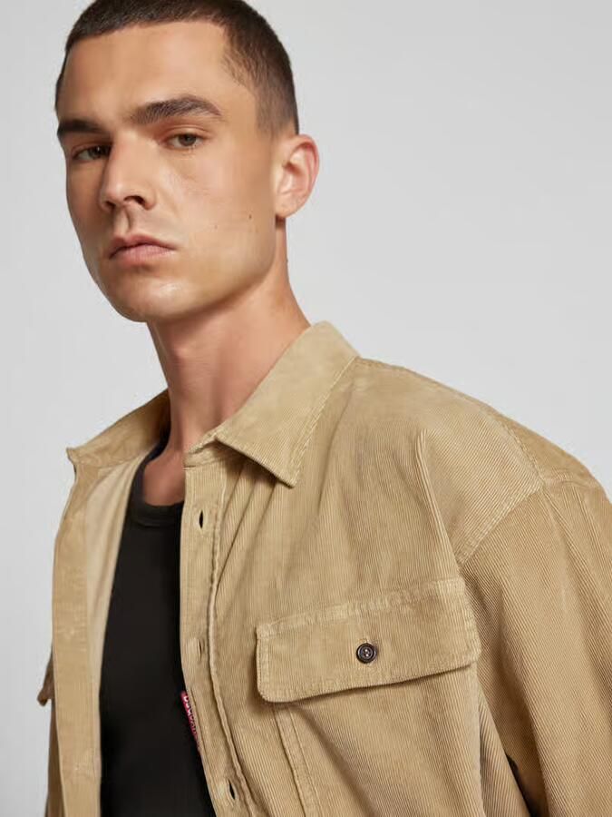 Dsquared2 Woestijn Tan Corduroy Overhemd Brown Heren - Foto 2