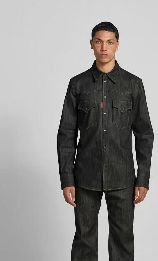Dsquared2 Vrijetijdsoverhemd met knoopsluiting - Foto 3