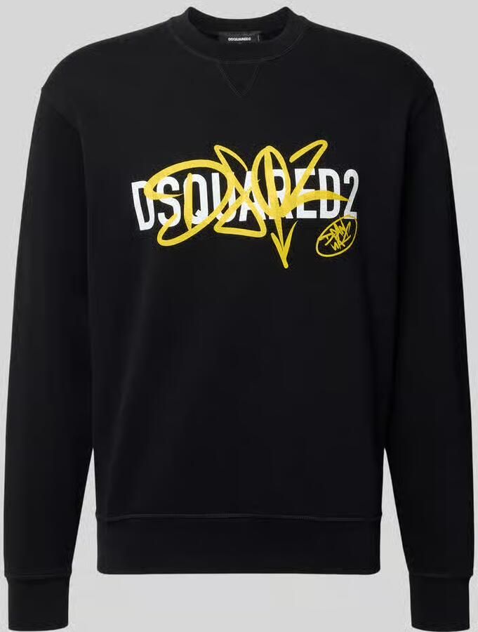 Dsquared2 Ready to Wear Regular fit sweatshirt van puur katoen