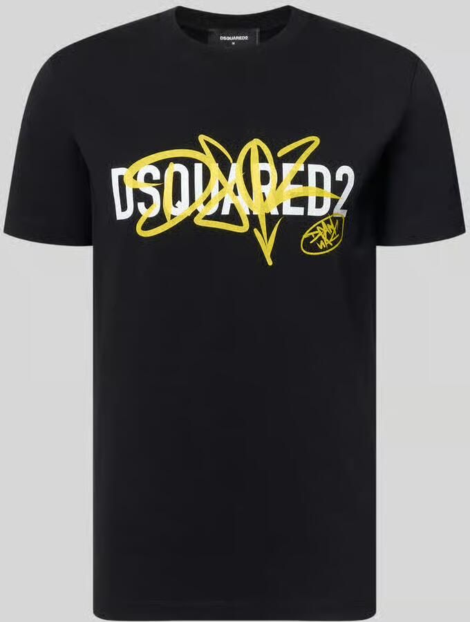 Dsquared2 Ready to Wear Regular fit t-shirt van puur katoen met ronde hals