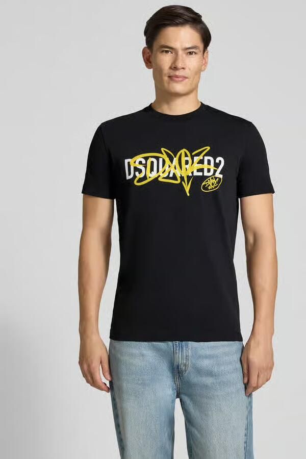 Dsquared2 Ready to Wear Regular fit t-shirt van puur katoen met ronde hals - Foto 2