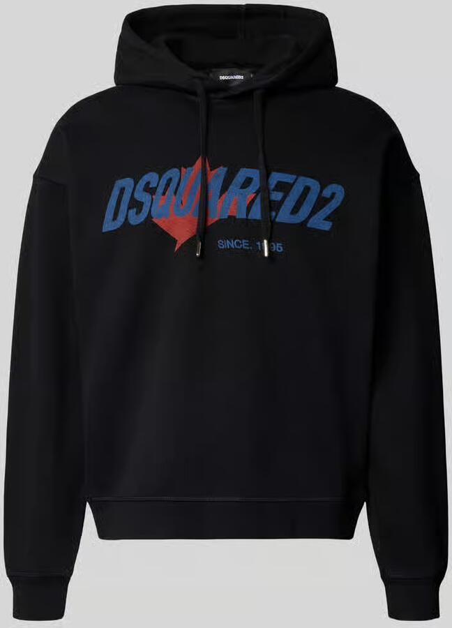 Dsquared2 Ready to Wear relaxed fit hoodie van puur katoen