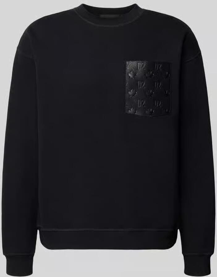 Dsquared2 Ready to Wear Relaxed fit sweatshirt van zuiver katoen met logopatch